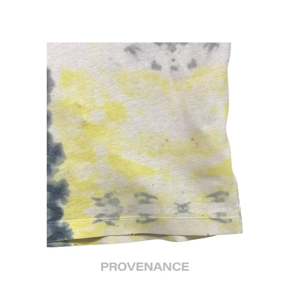 🔴 Gucci GG  Vintage Logo T-Shirt - Tie Dye White  S